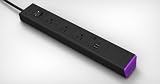 KBAR 3 AC Outlet with Dual 2.1A USB Charger (Black + Purple)