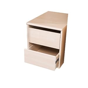 Solutions 90061 Innenschubkästen für 50er Element, 2 Schübe für Solutions Schwebe- und Drehtürenschränke