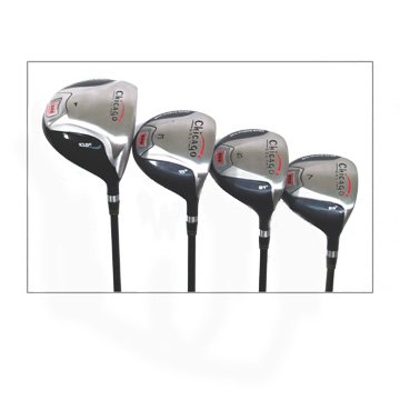 Chicago Golfschlaeger Titanium Woods inkl. Gratis Cover, 3 WOOD, Herren Rechtshaender