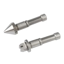 Mitutoyo 126-803, Anvil/Spindle Screw Thread Micrometer Tip Set, 60 Deg. Threads, 14-24 TPI/1-1.75mm