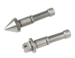 Mitutoyo 126-801, Anvil/Spindle Screw Thread Micrometer Tip Set, 60 Deg. Threads, 48-64 TPI/0.4-0.5mm