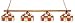 Tennessee Volunteers 4-Light Executive Game Table Light NCAA College Athletics