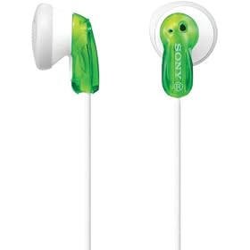 Sony MDRE9LP/GRN Earbud Headphones: Electronics
