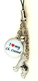 Chinese Crested Dog Cell Phone Charm