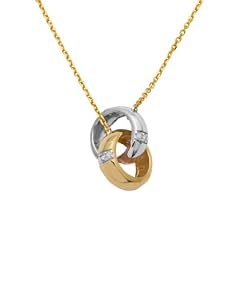 Miore - MP9079N - Collier Femme - Or Bicolore 375/1000 (9 carats) 1.77 gr - Diamant - 40 cm