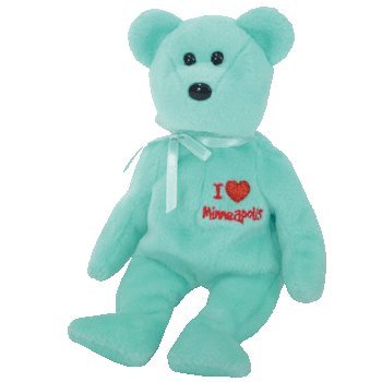 Ty Beanie Babies / Baby: Minneapolis (I Love Minneapolis) Bear