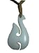 New Zealand Style Bone Maori Fish Hook Hei Matau Pendant