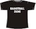 Sports : Basketball Zicke; T-Shirt schwarz