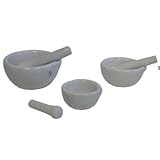 Mortar & Pestle Porcelain 75 mm Dia