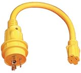 Marinco Pigtail Adapter Plus 15A Straight Blade to 30A Locking