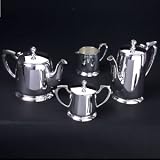 4 PIECE SILVER PLATED HOTELWARE COFFEE SET