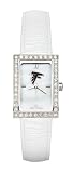 Atlanta Falcons Ladies Allure Watch White Leather Strap