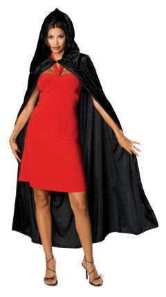 Hooded Velvet Cape Use for Christmas Caroling, Witch Costumes, Ghouls, Vampire Capes, Countesses, Renaissance, Medieval and More!