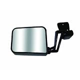 CIPA44401JeepWranglerBlackHalf-DoorManualReplacementPassengerSideMirror