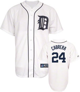 Detroit Tigers Baseball Jersey Cabrera Youth L