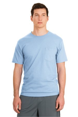 Hanes TAGLESS 6.1 Short Sleeve Tee with Pocket