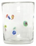 Hand Blown Glass Galaxy Rocks Glass 4