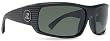VON ZIPPER KICKSTAND BLACK SATIN STRIPES PLASTIC SUNGLASSES