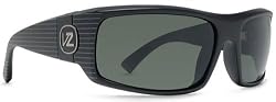 VON ZIPPER KICKSTAND BLACK SATIN STRIPES PLASTIC SUNGLASSES