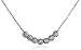 Amazon Collection Sterling Silver Diamond Cut Bead Necklace and Earrings Jewelry Set
