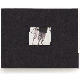 'Newport' postbound BLACK/black cloth album 8½x11 by Kolo - 8.5x11