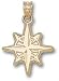Seattle Mariners Solid 10K Gold Star Logo 5/8'' Pendant
