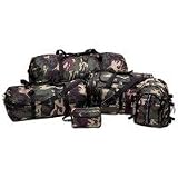 Extreme Pak 5pc Luggage Set with Invisible Pattern Camouflage by Extreme Pak
