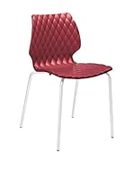 Metalmobil Set Silla 2 Uds. Uni-550 Rojo