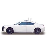 1 24 Charger Police Car, White by J Lloyd International - Lindberg
