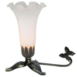 Gorgeous Butterfly on Leaf Table Lamp with Tulip Shade-668