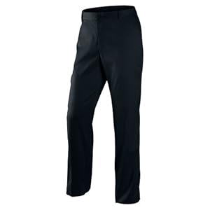Nike Golf Men'sFlat Front Tech Pant BLACK/BLACK 32-32