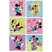6 Large Minnie Mouse Stickers by