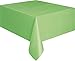 Unique Industries Lime Green Solid Rectangular Plastic Table Cover (54