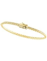 14K Yellow Gold - 3 mm Basket Weave Chain