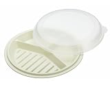 Kitchen Craft Microwave Triple Divided Plates and Lids 24cm, Set of Two, Display Boxed  from Kitchen Craft