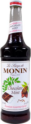 Monin Chocolate Mint Syrup, 750 ml by Monin
