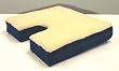 Coccyx Gel Seat Cushion with Fleece Top 16"D x18"W x3"