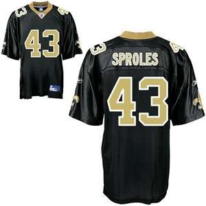 Reebok Darren Sproles New Orleans Saints Black Authentic Jersey Size 50