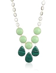 David Aubrey "Jacqueline" Glass Bead Bib Necklace