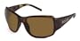 Bolle Women's Queen Sunglasses, Dark Tortoise with Polarized A-14 Lens