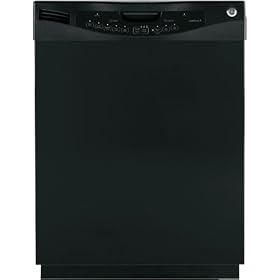 GE Black Full Console 24 Inch Dishwasher GLD5600NBB by 