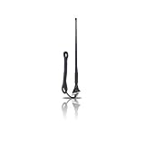 Car Antenna Black Rubber AM-FM Reception