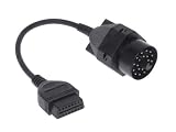 Trifoo Diagnose OBD 1 2 OBD2 Adapter 20 Pin Stecker für BMW Z3, E34, E36, E39, alter M3 etc.