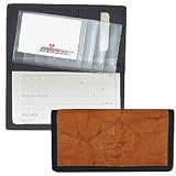 New York Islanders Leather/Nylon Embossed Checkbook Cover