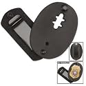 Badge Holder Clip-on W/ Swivel Snap / Leather