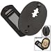 Badge Holder Clip-on W/ Swivel Snap / Leather