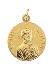 14K Yellow Gold 18.00 mm St. Louis Medal