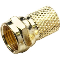 Twist-On F Connector, 10 Pk