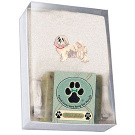 Single Gift Box with Havanese Soap and Towel