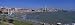 Buildings at the Waterfront, Mar Del Plata, Argentina Art Photographic Poster Print by Panoramic Images, 120x40